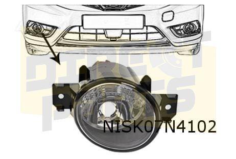 Nissan mistlamp/dagrijlicht Rechts Origineel! 261501HA0B, -, Verzenden, -, Nieuw