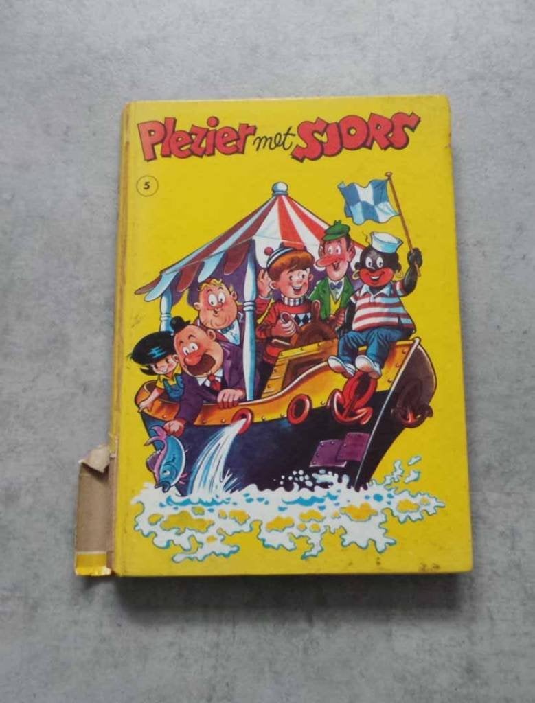 Plezier met Sjors 5. Met strips, verhalen en meer. Uit 1966, Boeken, Stripboeken, Eén stripboek, Ophalen of Verzenden, Gelezen