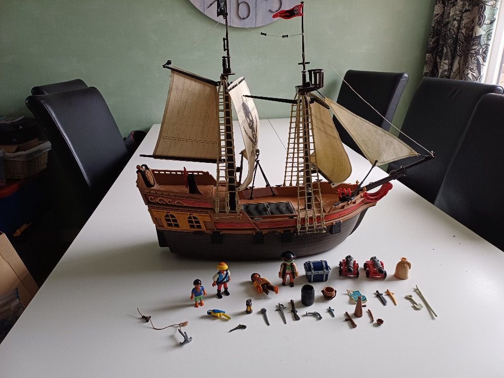 Playmobil Piratenschip - 5135, Kinderen en Baby's, Speelgoed | Playmobil, Ophalen of Verzenden, Gebruikt, Complete set