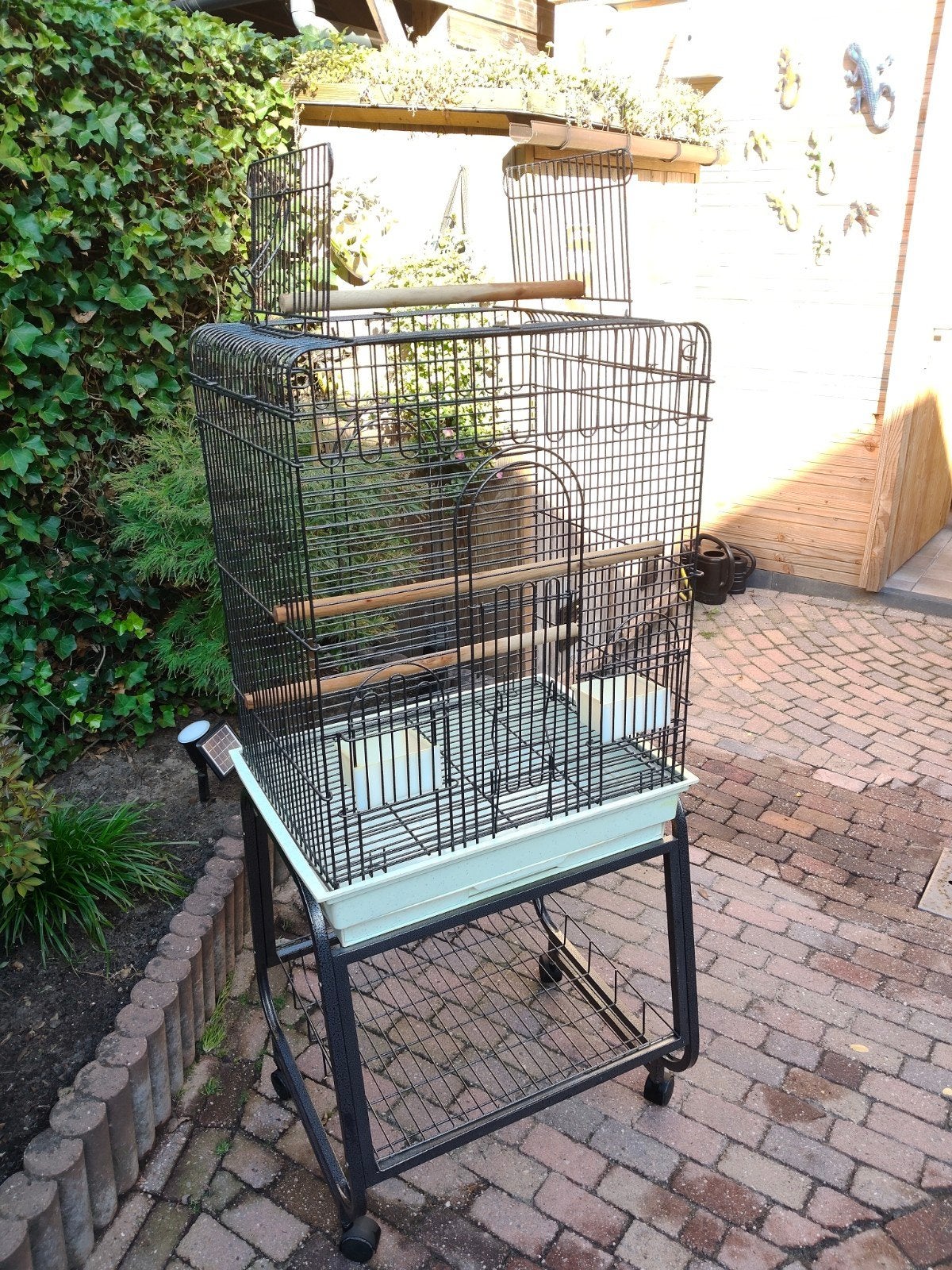 strong vogelkooi, Dieren en Toebehoren, Vogels | Hokken en Kooien, Ophalen, Zo goed als nieuw, Metaal, Vogelkooi