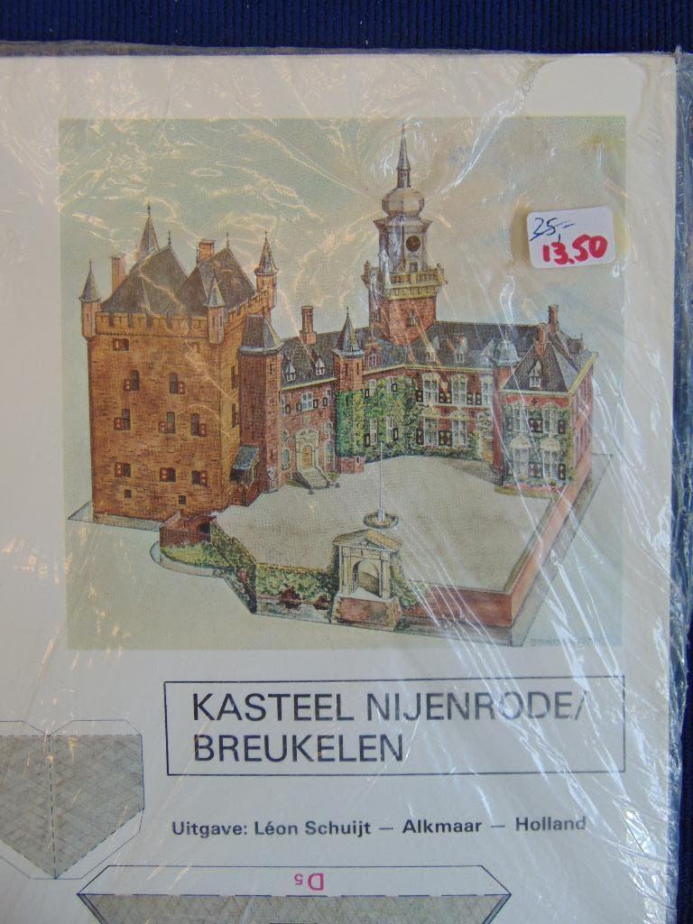 11x bouwplaat Nederlands monument; nette staat, Ophalen of Verzenden, Zo goed als nieuw, 1:50 of kleiner