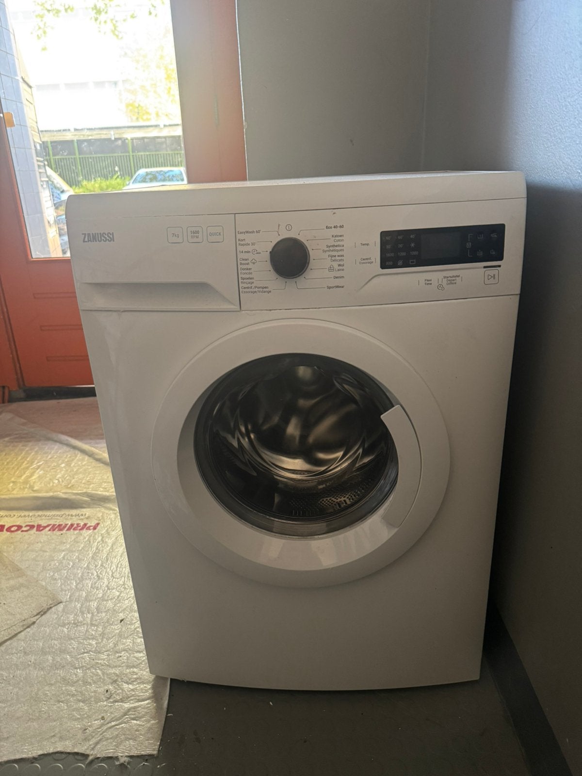 Zanussi wasmachine, Witgoed en Apparatuur, Ophalen, Zo goed als nieuw, 85 tot 90 cm, 1200 tot 1600 toeren