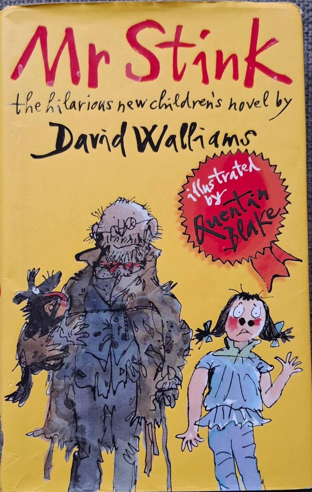 Mr Stink - David Walliams (Geïllustreerd door Quentin Blake), Ophalen of Verzenden, Gelezen, David Walliams, Fictie algemeen