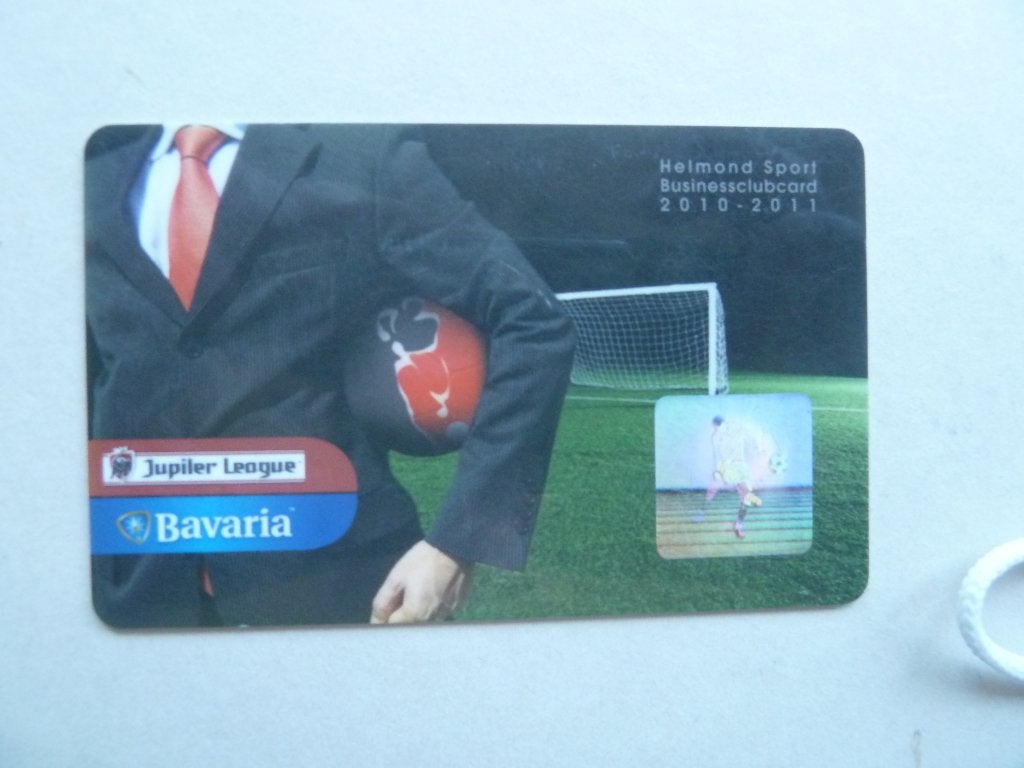 Businessclubcard.Helmond Sport. 2010/2011. Groene achterkant, Ophalen of Verzenden, Zo goed als nieuw, Overige binnenlandse clubs