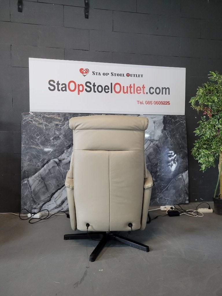 Staopstoel Goteborg Leder met lumbaalknop, Minder dan 50 cm, Minder dan 75 cm, Leer, Ophalen of Verzenden