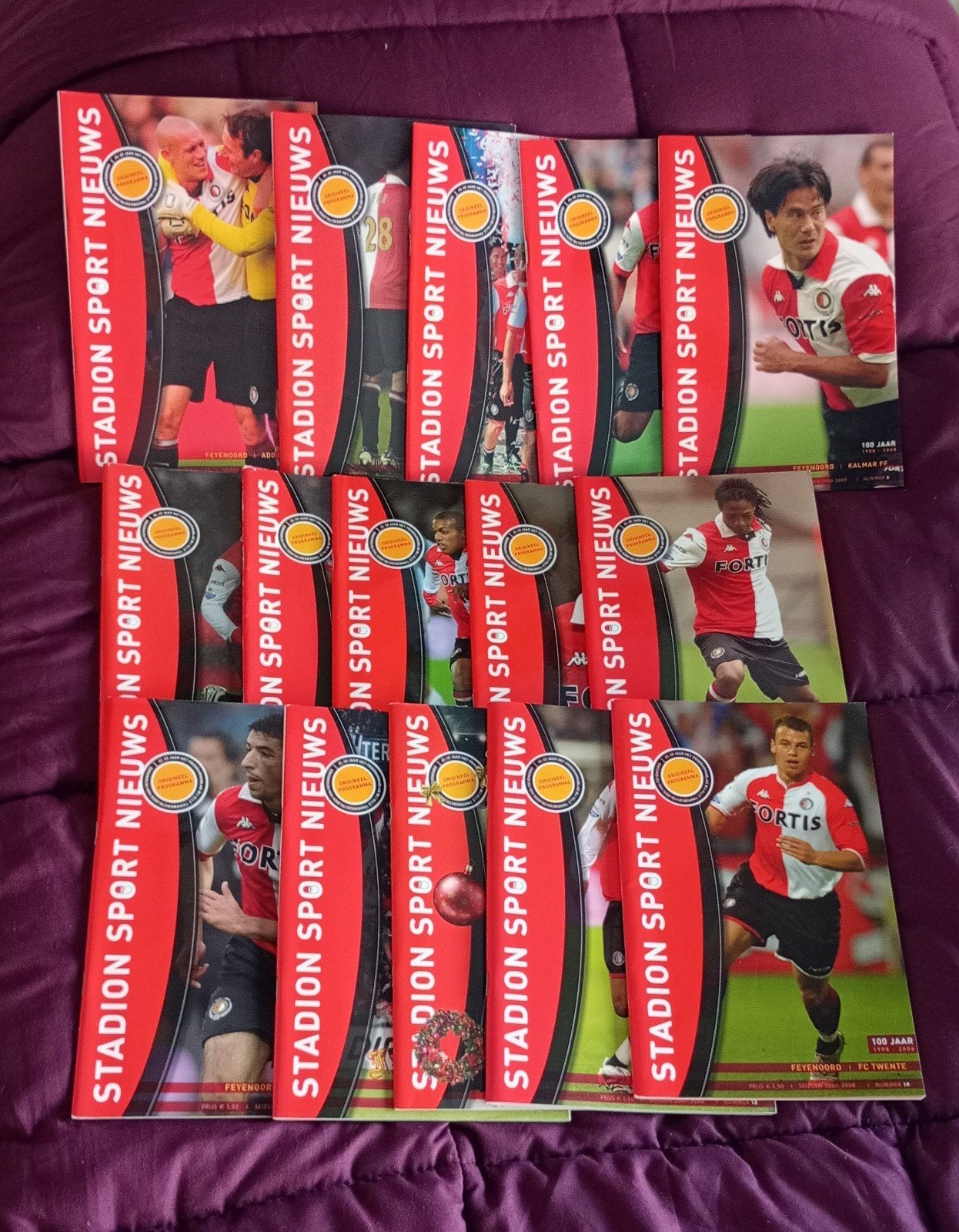 Stadion Sport Nieuws Feyenoord Collectie (25 stuks), Verzenden, Zo goed als nieuw, Feyenoord, Boek of Tijdschrift