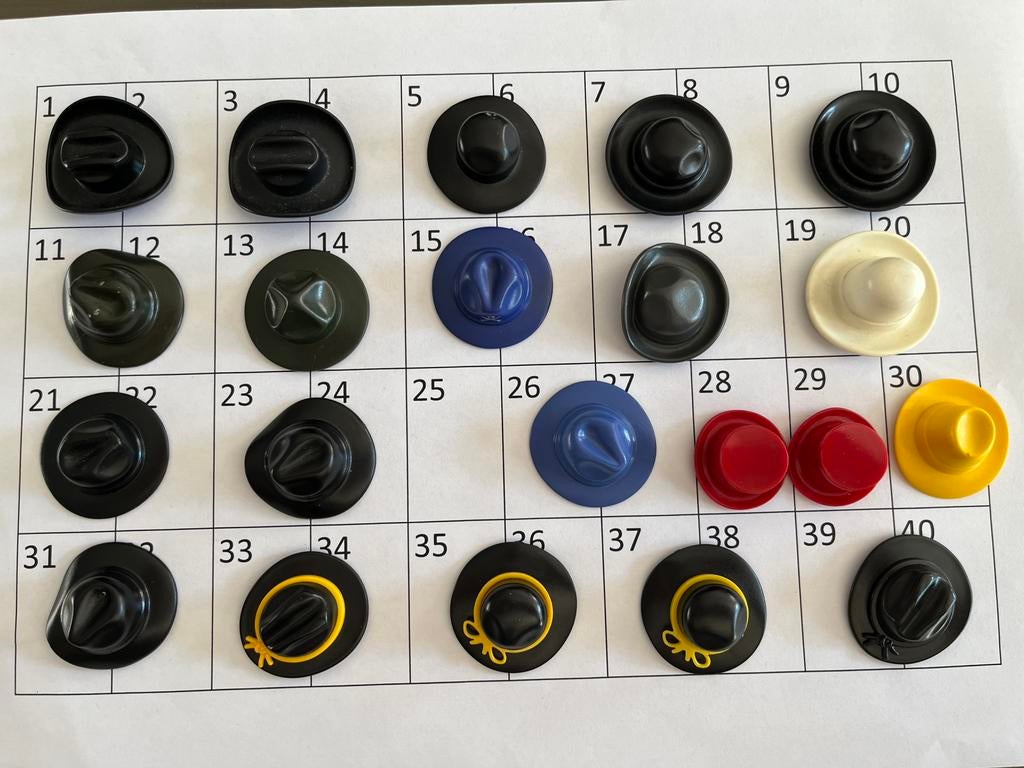 Playmobil hoofddeksels divers (2), Ophalen of Verzenden, Zo goed als nieuw