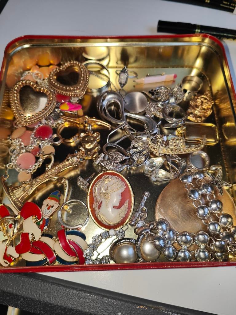 Ger pro 61sieraden, Pilgrim, broches, kettingen, ringen, Overige materialen, Gebruikt, Overige kleuren, Ophalen of Verzenden