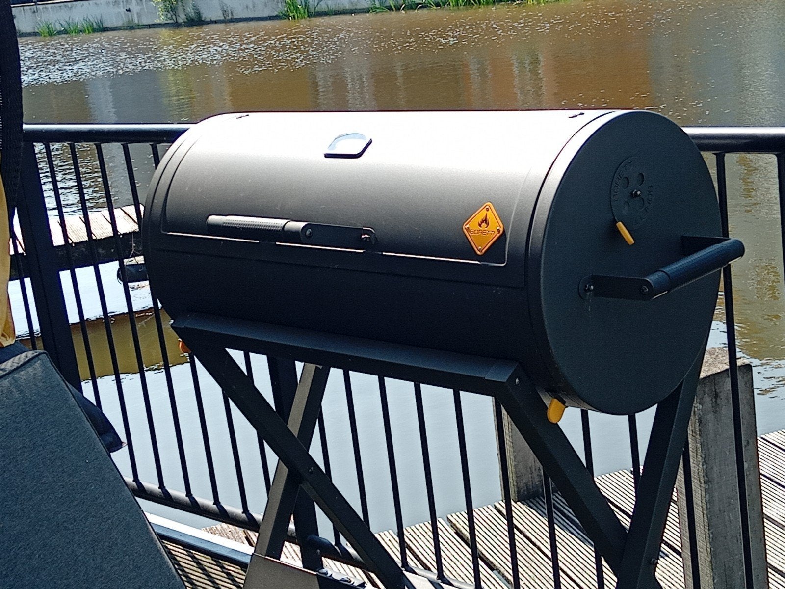 Barbecue Boretti, Ophalen
