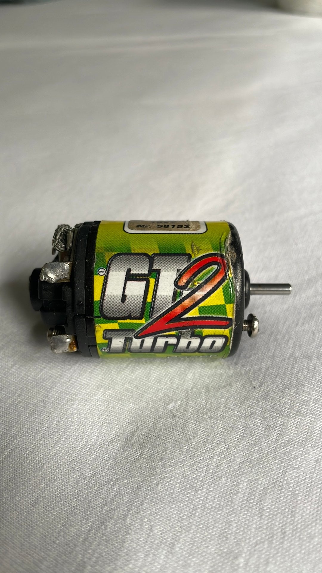 LRP GT-2 Turbo 15x2 racing brushed motor, Gebruikt, Ophalen of Verzenden, Schaal 1:10, Onderdeel