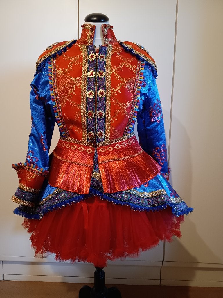 Carnavalsjas maat L nieuw handgemaakt, Ophalen of Verzenden, Nieuw, Carnaval, Kleding