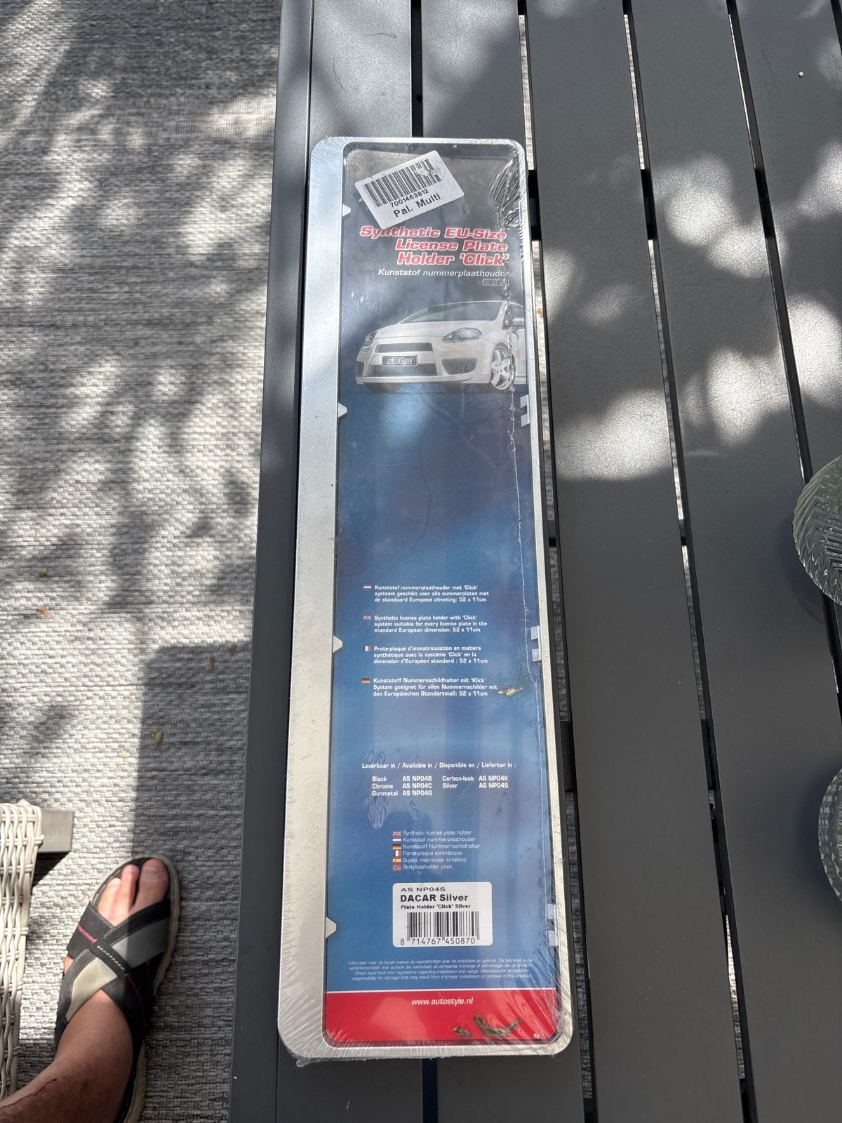 Nummerplaathouder voor fietsendrager of ++, Auto diversen, Kentekenplaathouders, Nieuw, Ophalen of Verzenden