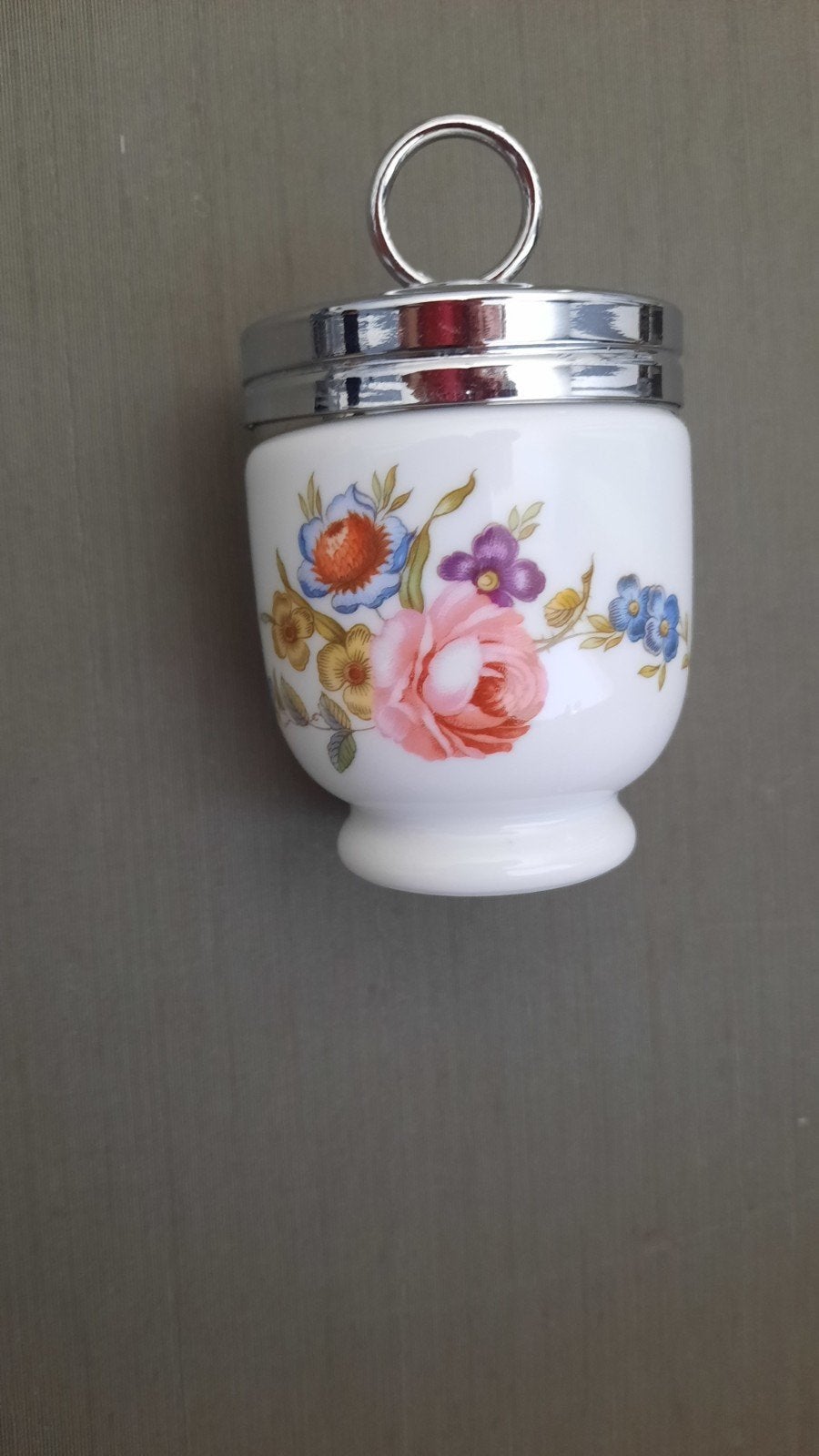 Royal Worcester Porseleinen ei goddler met Deksel, Ophalen of Verzenden