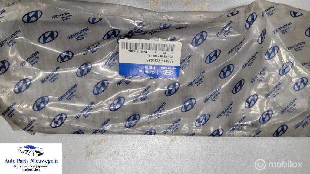 Zonneklep links Hyundai Lantra ('91-'95) 85201-28200AR, Nieuw, Ophalen of Verzenden, Hyundai, Hyundai