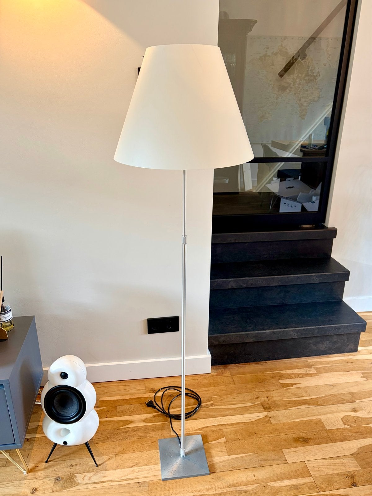 Luceplan Costanza D13 vloerlamp - Paolo Rizzatto Design, Gebruikt, Metaal, 150 tot 200 cm, E27 (groot)