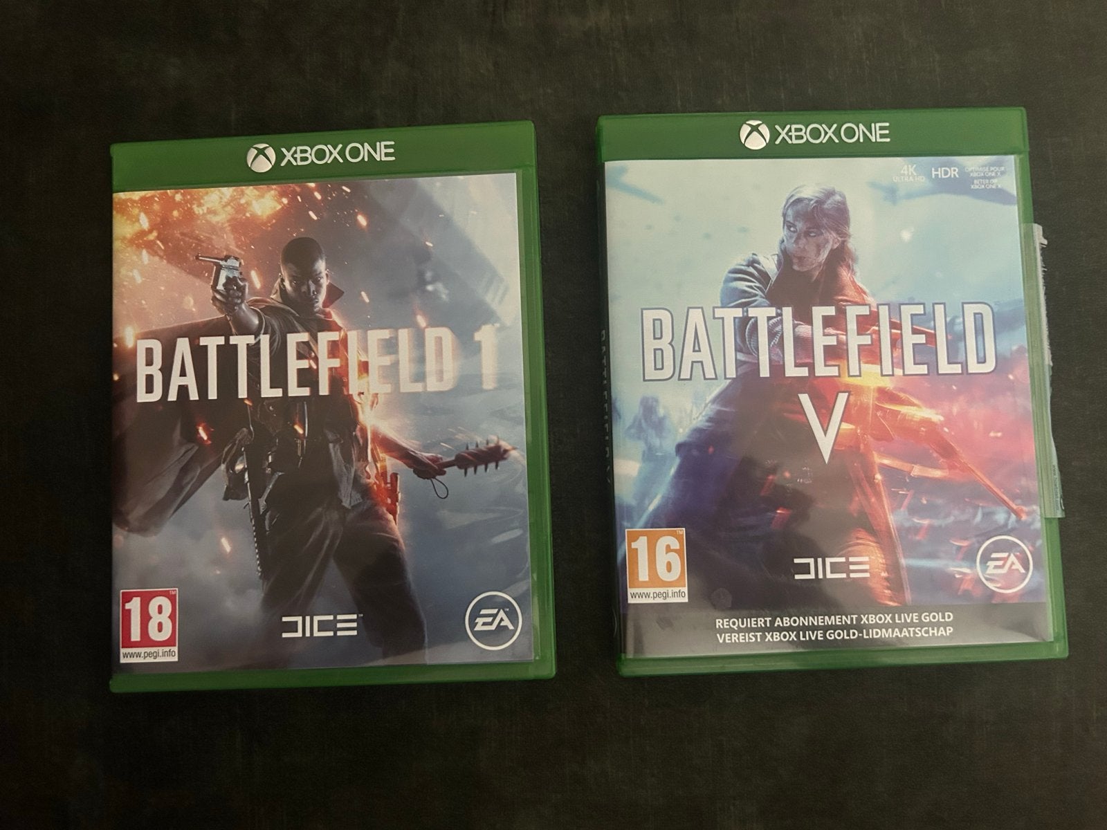 Battlefield 1 & Battlefield V Xbox One Games, Spelcomputers en Games, Games | Xbox One, Online, Gebruikt, Vanaf 18 jaar, Shooter