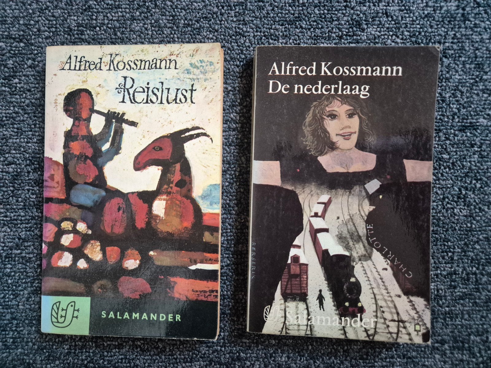 2x Alfred Kossmann - Reislust & De Nederlaag (Salamander), Ophalen of Verzenden, Gelezen