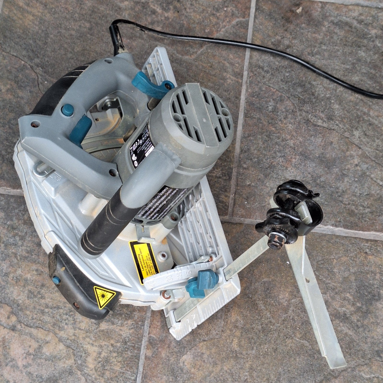 Ferrex Handcirkelzaag 1500W - Zo goed als nieuw, Ophalen, Cirkelzaag, Ferrex, Zo goed als nieuw