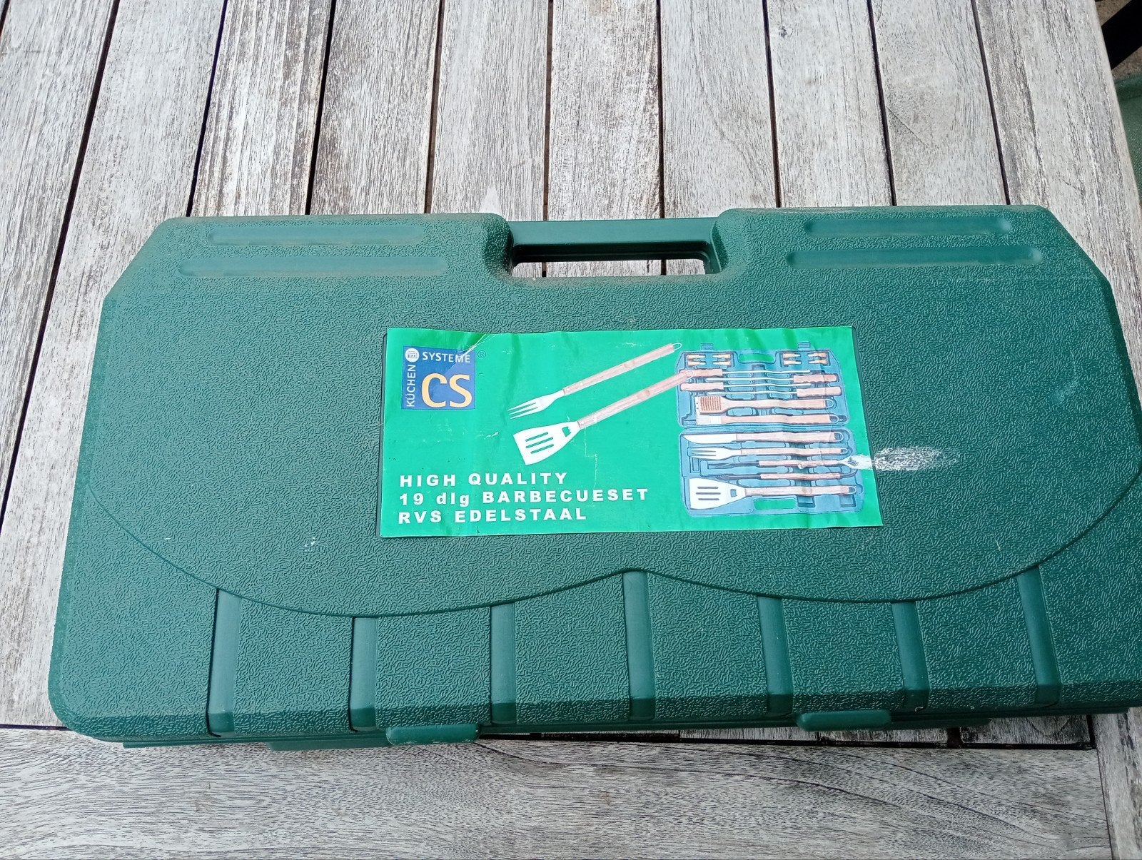 19-delige BBQ set in handige koffer, Ophalen of Verzenden, Gebruikt, KÜCHEN SYSTEM CS