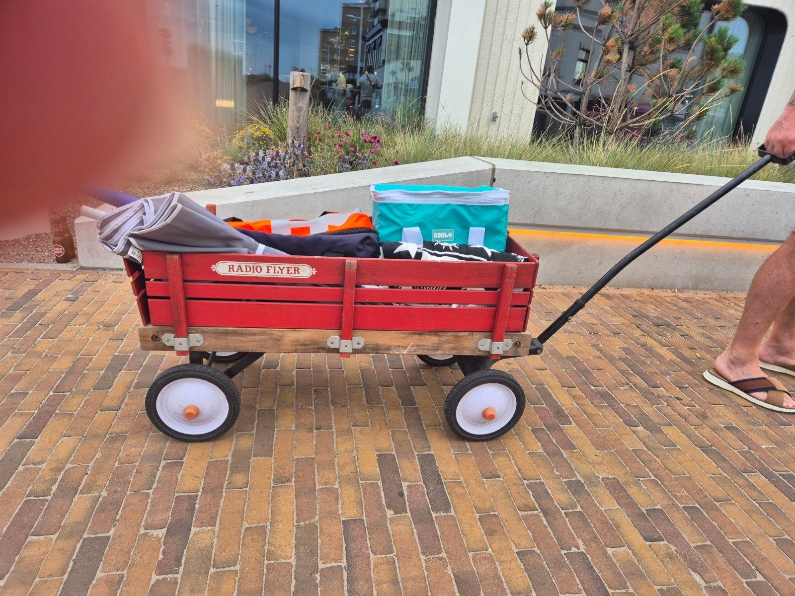 Vintage Radio Flyer Town & Country Bolderkar – Origineel USA, Antiek en Kunst, Antiek | Speelgoed, Ophalen