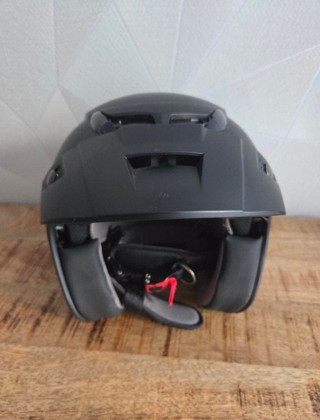 MTK Zwarte Scooterhelm Maat S - Weinig gebruikt, Fietsen en Brommers, Brommerhelmen, Ophalen of Verzenden, Zo goed als nieuw, Small