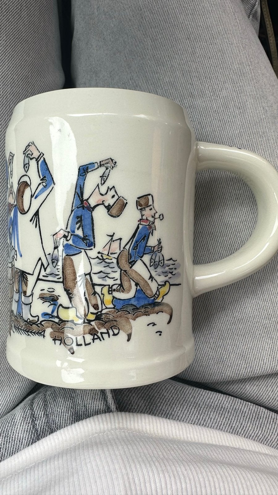 Vintage Hollandse Bierpul - Koninklijk Goedewaagen Gouda, Ophalen of Verzenden