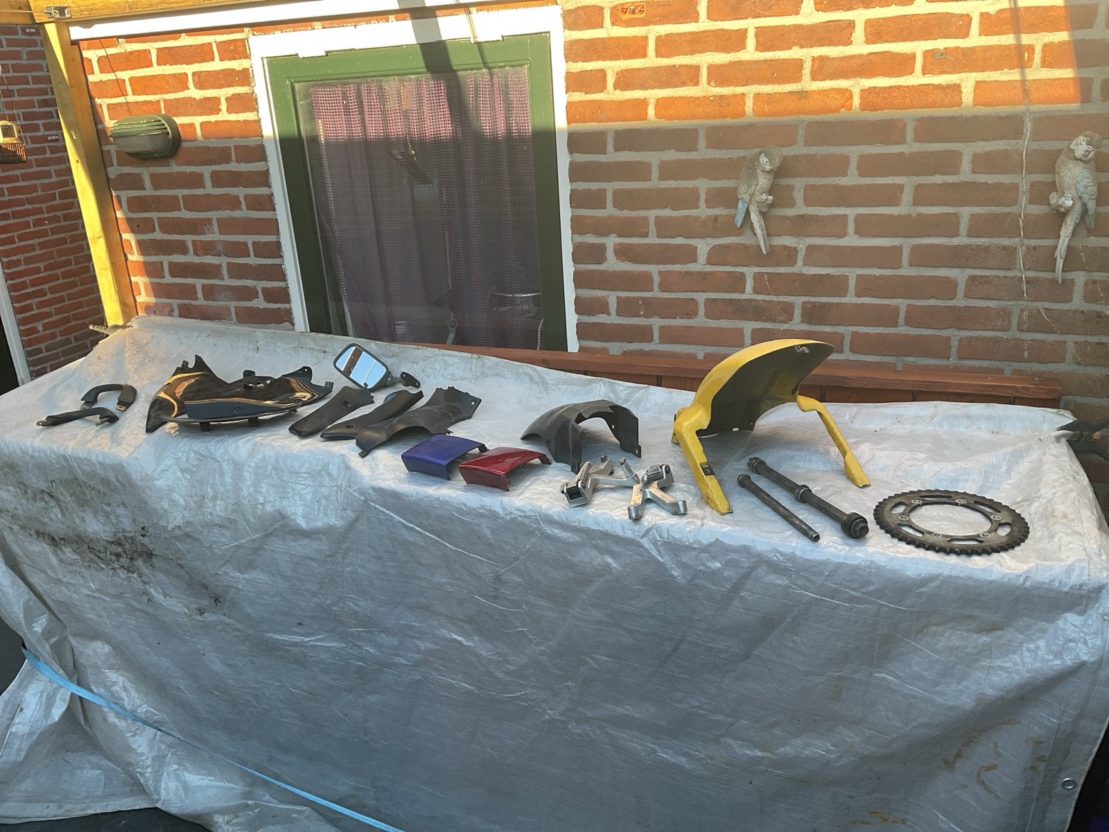 Groot lot Yamaha Thundercat onderdelen, Motoren, Onderdelen | Overige, Gebruikt, Ophalen
