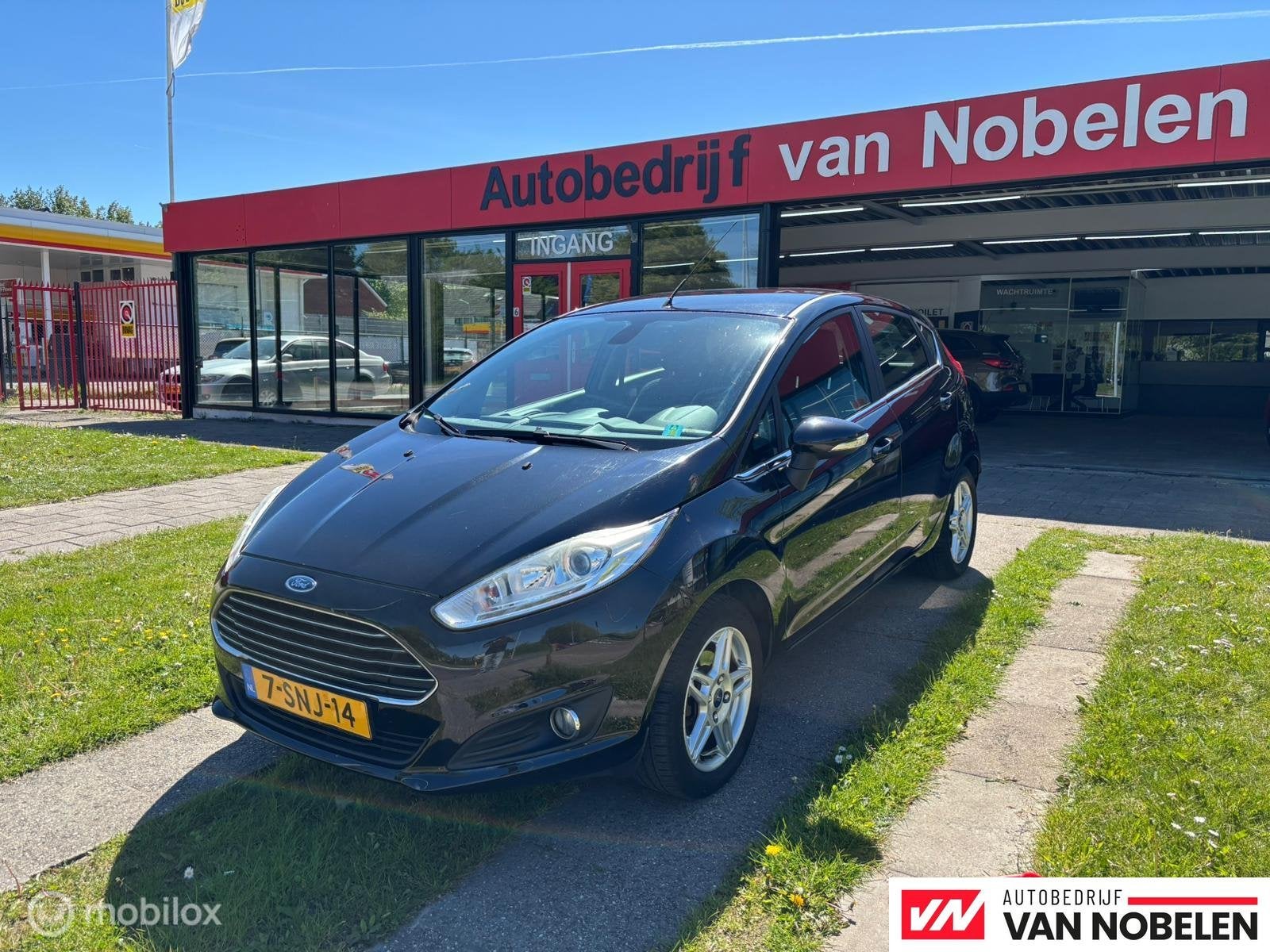 Ford Fiesta 1.0 EcoBoost Titanium|AUTOMAAT|AIRCO, Auto's, Euro 5, Zwart, Origineel Nederlands, Bedrijf