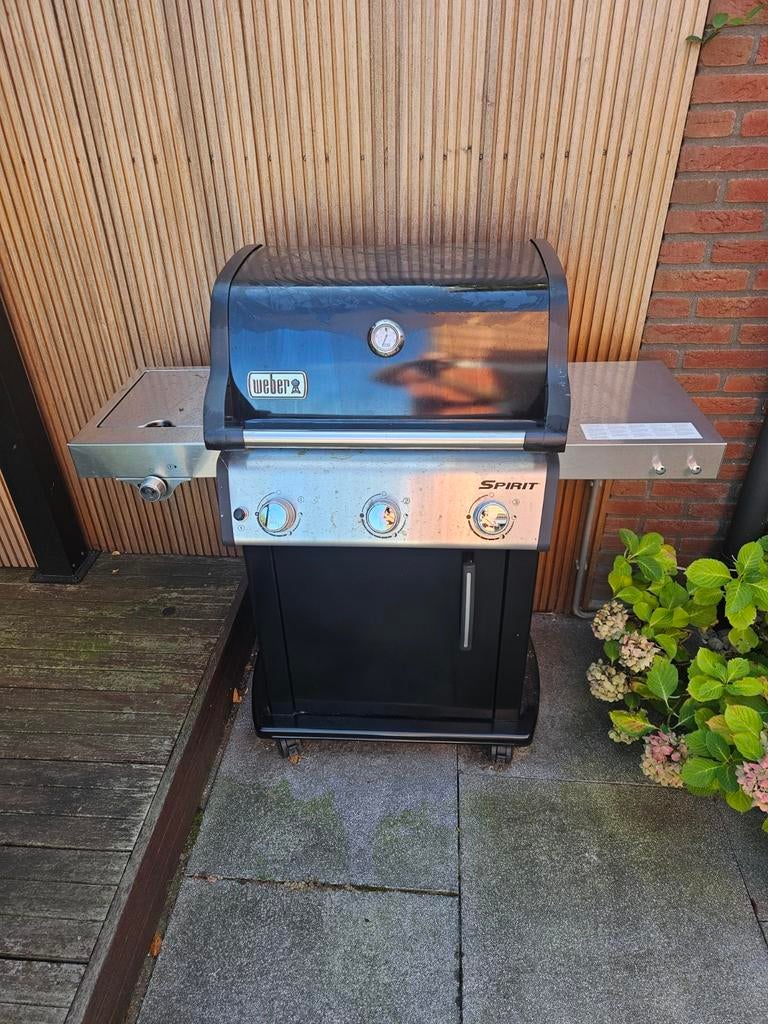 Weber Spirit Gasbarbecue E325 GBS - met gasfles en hoes, Ophalen, Gebruikt, Weber