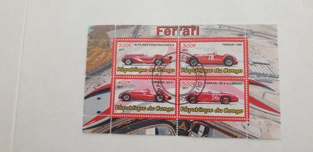 5401 congo ferrari f1 .... 159 S - 166 s allemano - 125 f1, Verzenden, Overige landen