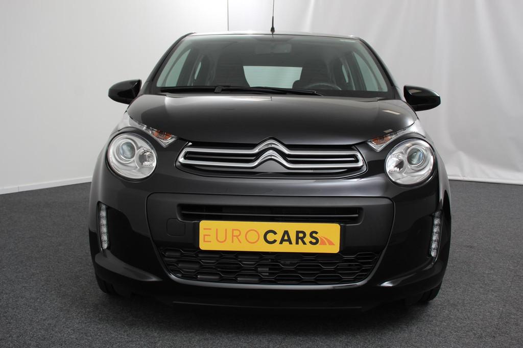 Citroen C1 1.0 VTi Feel Airco Bluetooth Led DAB Radio, Auto's, Stof, Gebruikt, Euro 6, 4 stoelen