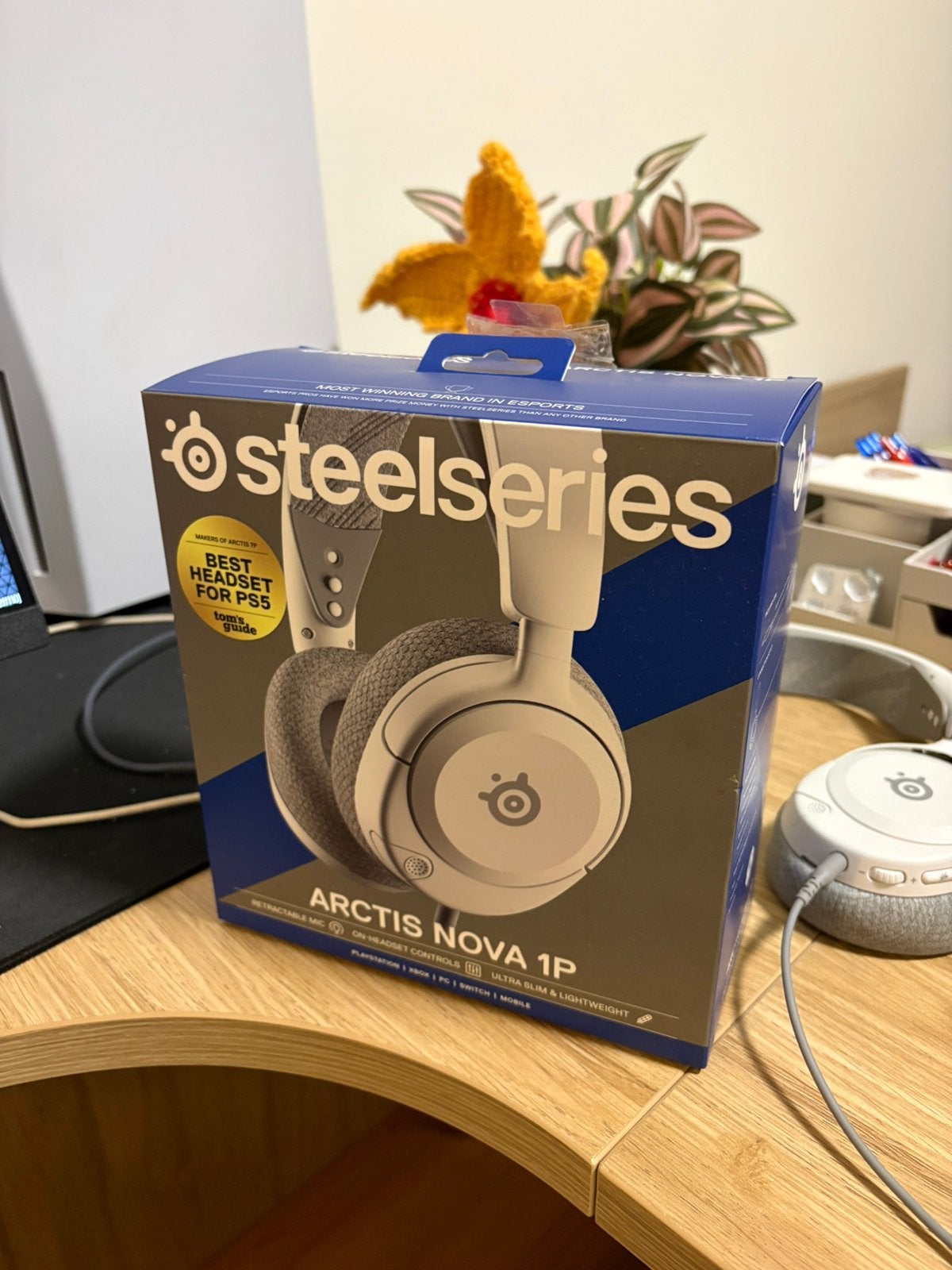 Steelseries Arctis 1P White, Computers en Software, Ophalen of Verzenden, Zo goed als nieuw