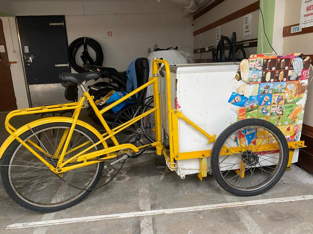 Unieke ijskar op fietsbasis - Perfect voor evenementen!, Overige merken, Gebruikt, Goederen, Ophalen of Verzenden