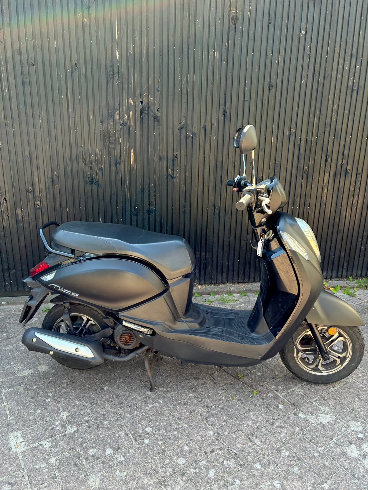 Sym Mio 50i Injectie brom scooter geel kenteken, Gebruikt, Benzine, Ophalen, Mio