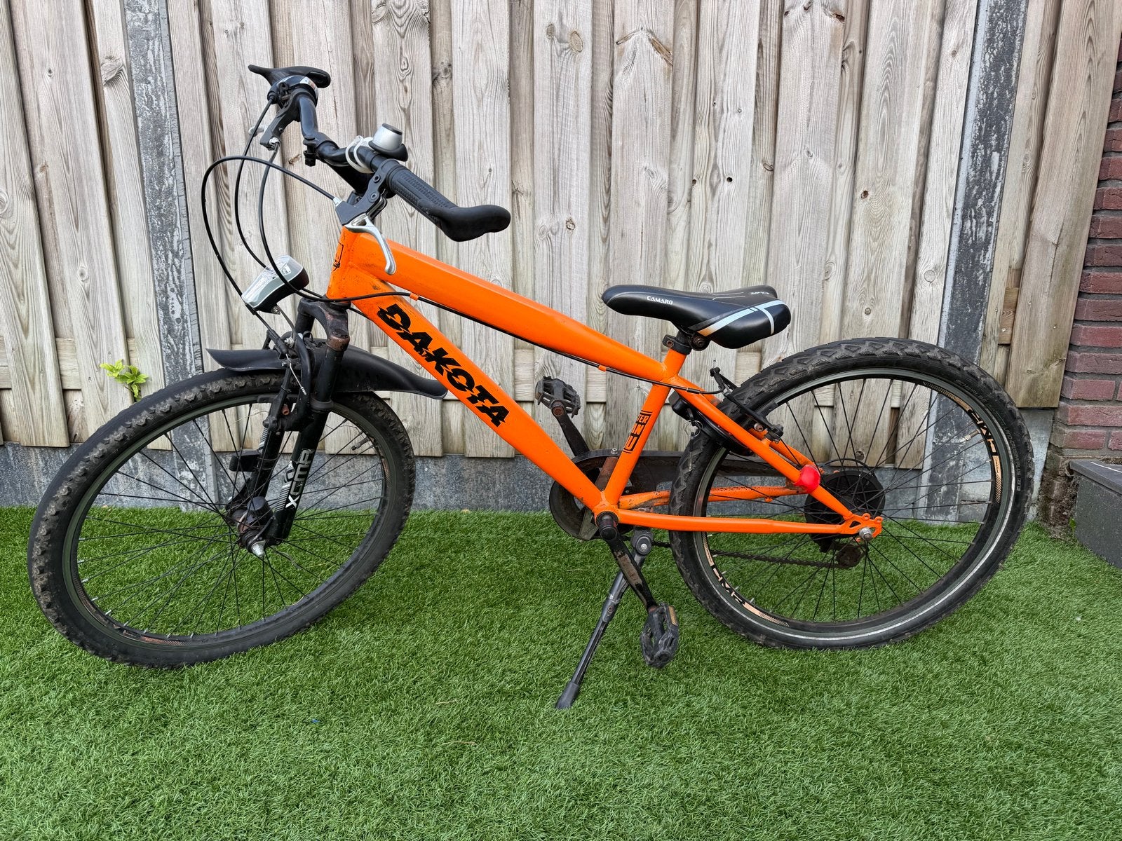 Dakota Mountainbike (kinderfiets) 24 inch, Ophalen, Gebruikt, Velgrem, 20 inch of meer