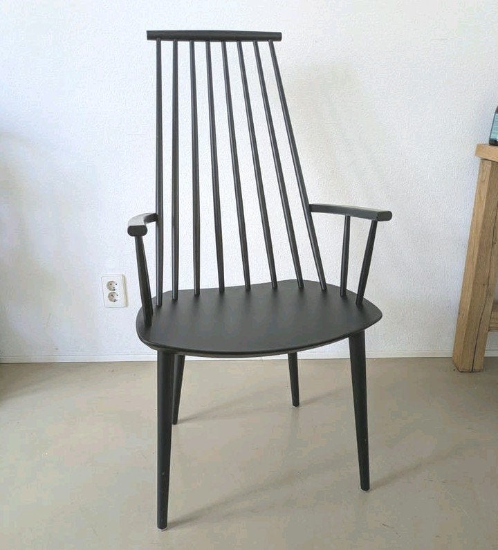 HAY J110 stoel - Designed by Poul M. Volther - Zwart, Ophalen, Gebruikt, Zwart, Industrieel/ Landelijk/ Modern / design