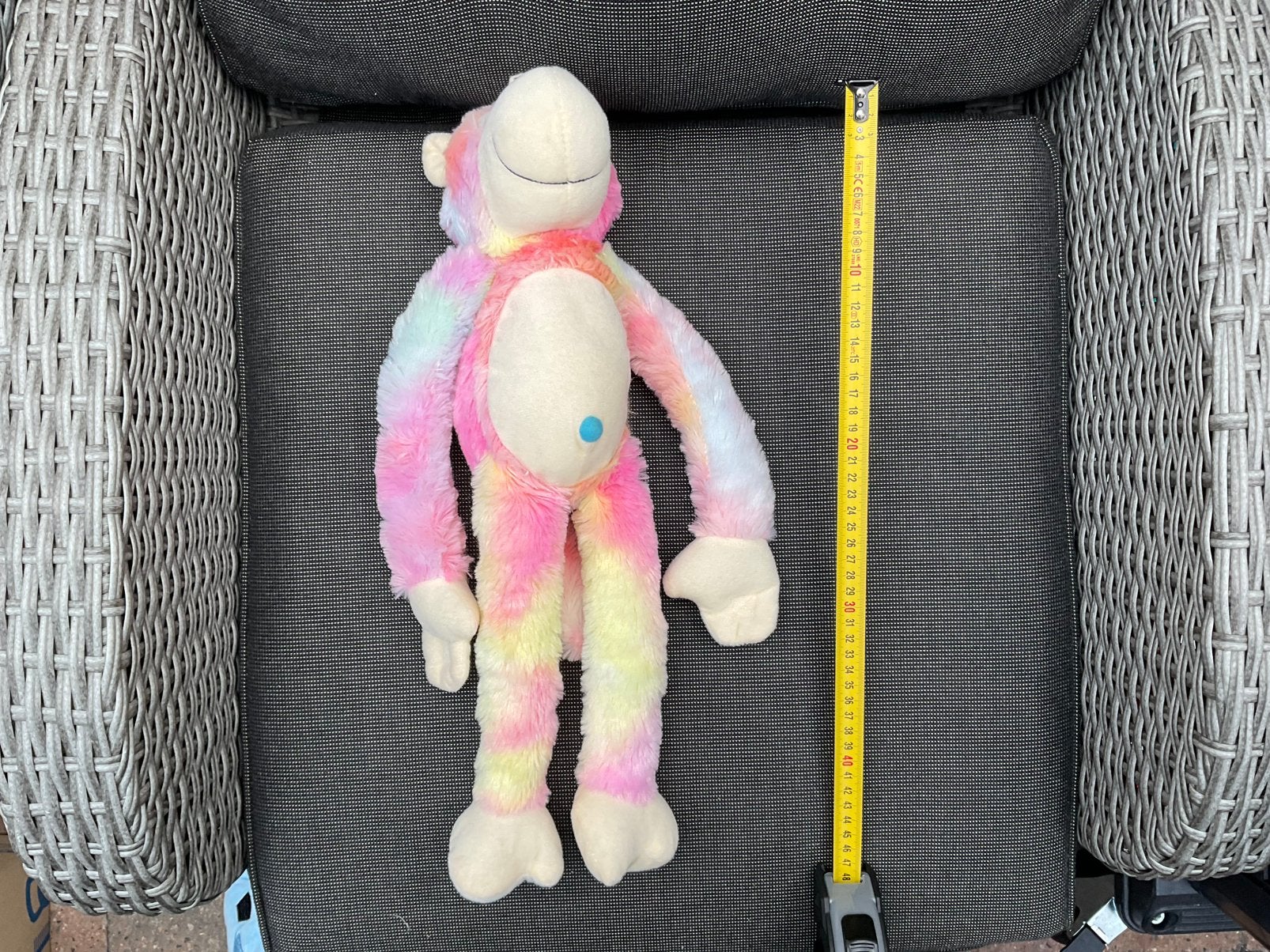 Nieuwe zgan gekleurde pluche aap knuffel slingeraap Blokker, Overige karakters, Ophalen, Nieuw, Overige typen