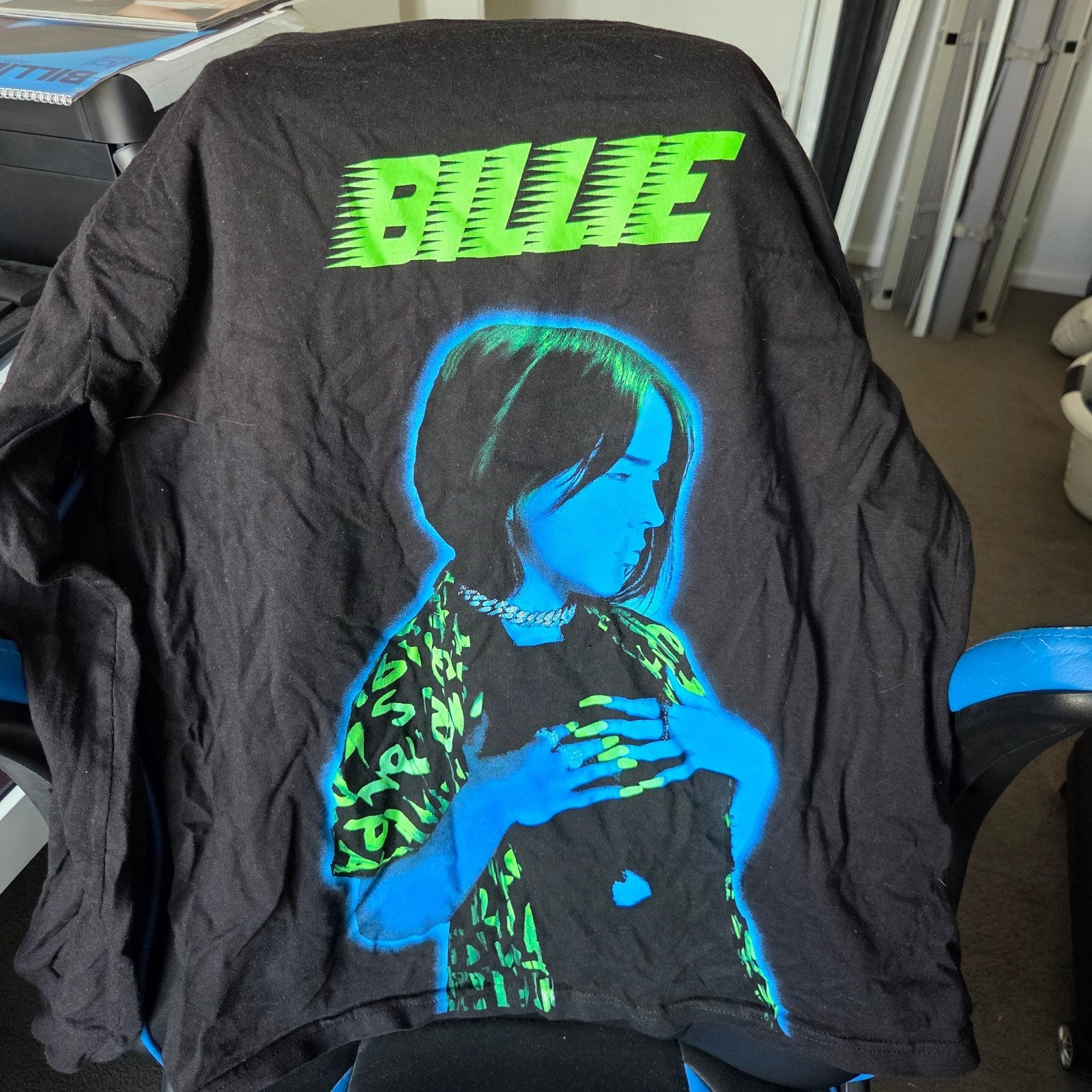 Billie Eilish shirt merch gedragen, Ophalen of Verzenden, Gedragen