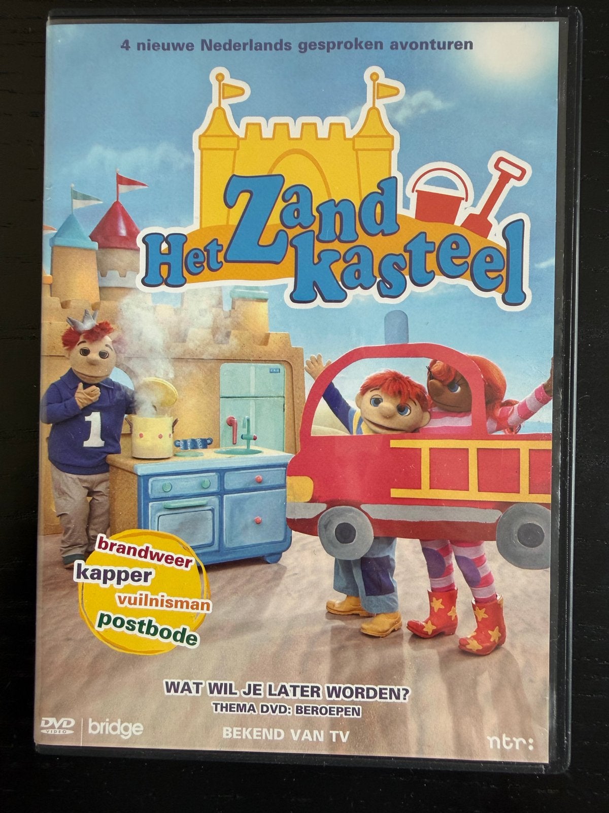 Het Zandkasteel - Wat wil je later worden? (DVD), Alle leeftijden, Tv-serie, Zo goed als nieuw, Educatief