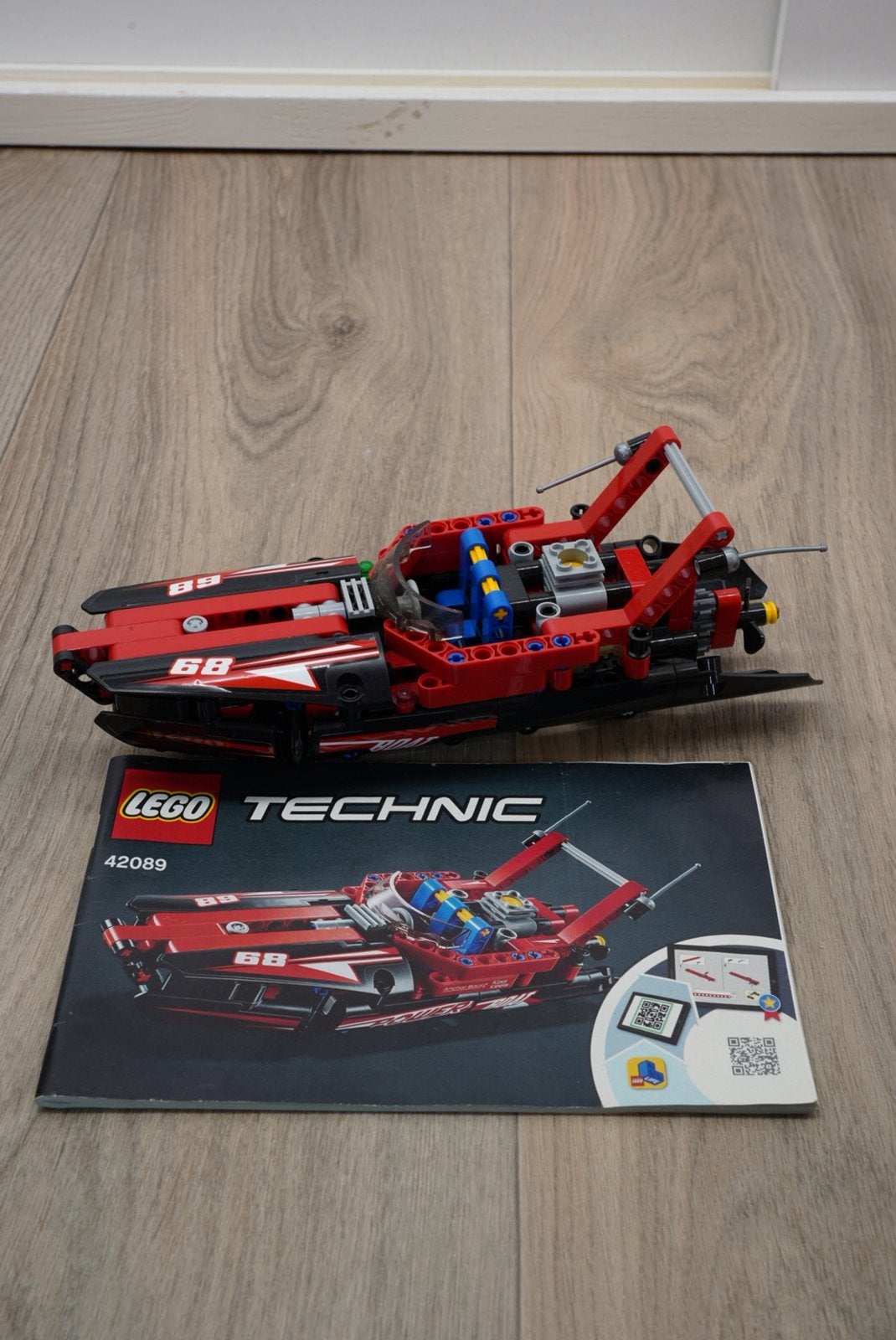 Lego technic Power boat 42089, Lego, Ophalen of Verzenden, Zo goed als nieuw, Technic