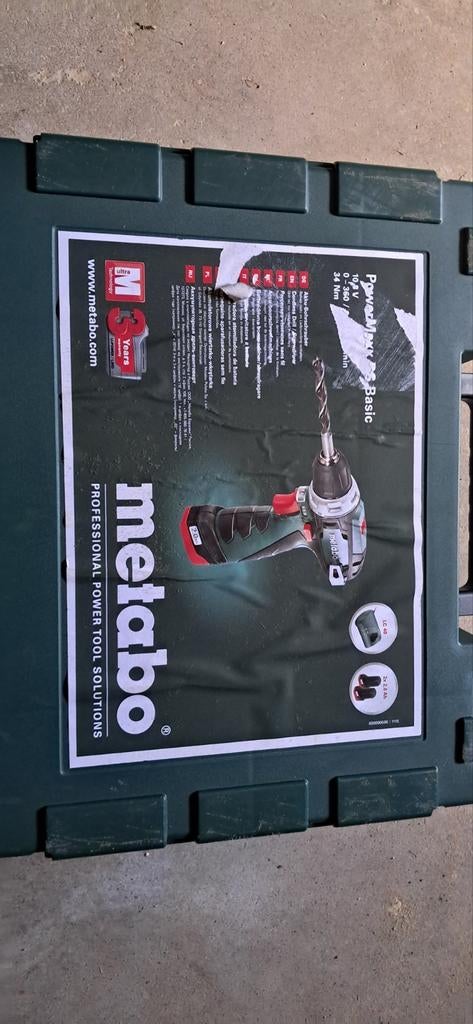Metabo accuboormachine, Ophalen of Verzenden, Nieuw, Boor- en Schroefmachine