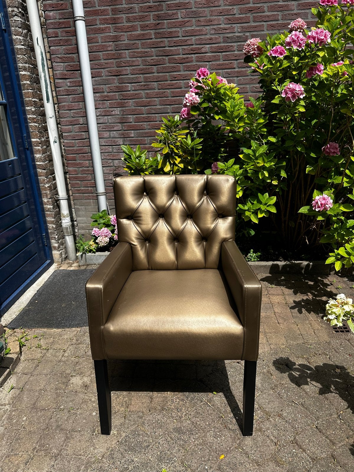 4x Bruine Eetkamerstoelen - Comfortabel en Stijlvol, Ophalen, Gebruikt, Bruin, Vier