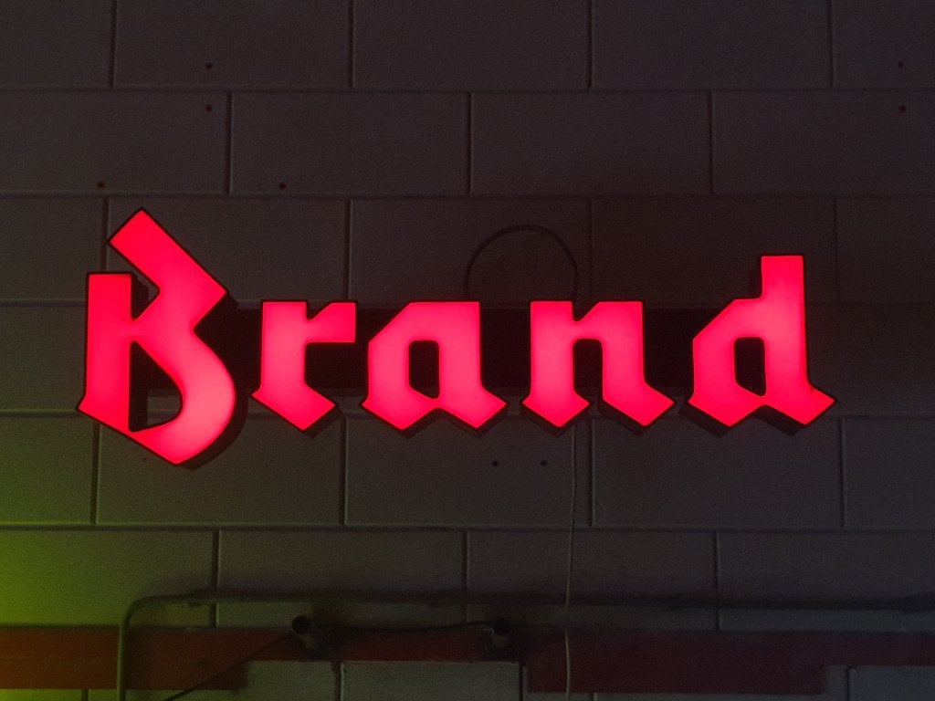 neon reclame Brand, Ophalen, Gebruikt, Lichtbak of (neon) lamp