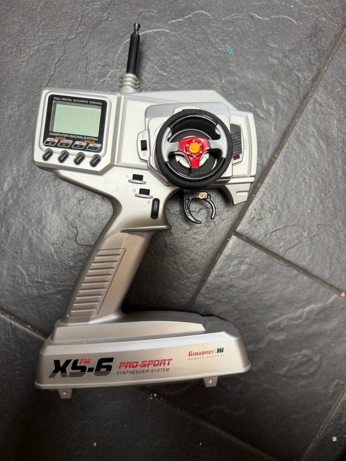 Graupner XS-6 Pro Sport Pistoolgreep Zender RC Auto/Boot, Ophalen of Verzenden, Gebruikt, Onderdeel