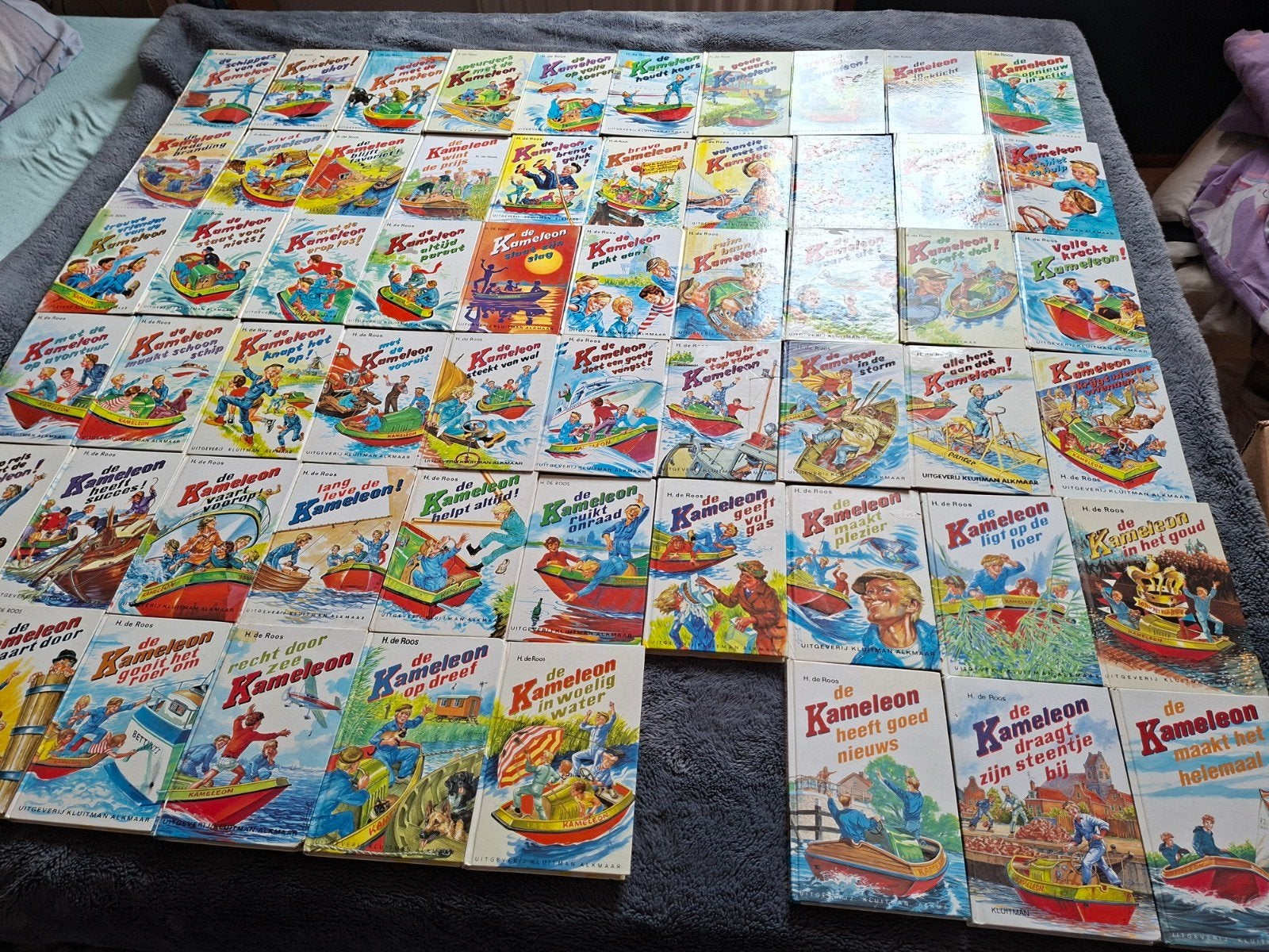 Bijna complete serie Kameleon boeken, Boeken, Ophalen, Gelezen, H. de Roos, Fictie
