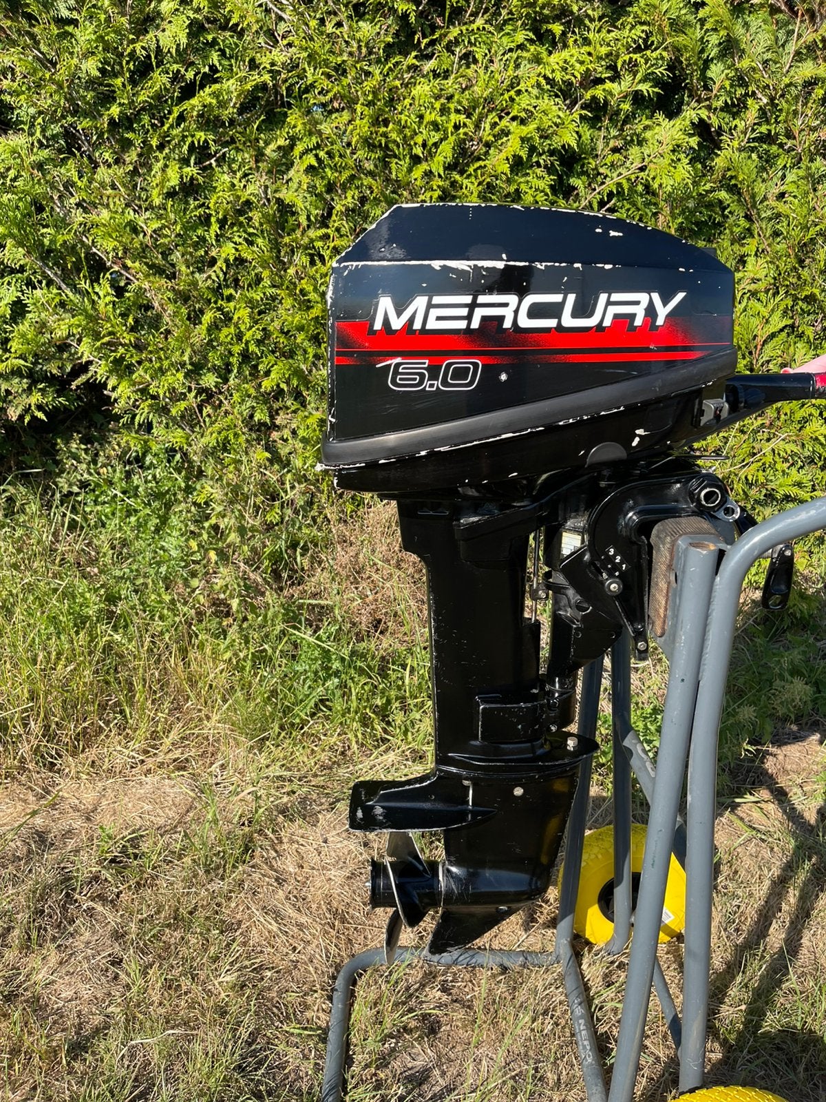 Mercury 6 pk 2 takt kortstaart buitenboordmotor, Ophalen, Gebruikt, 5 tot 10 pk, Buitenboordmotor