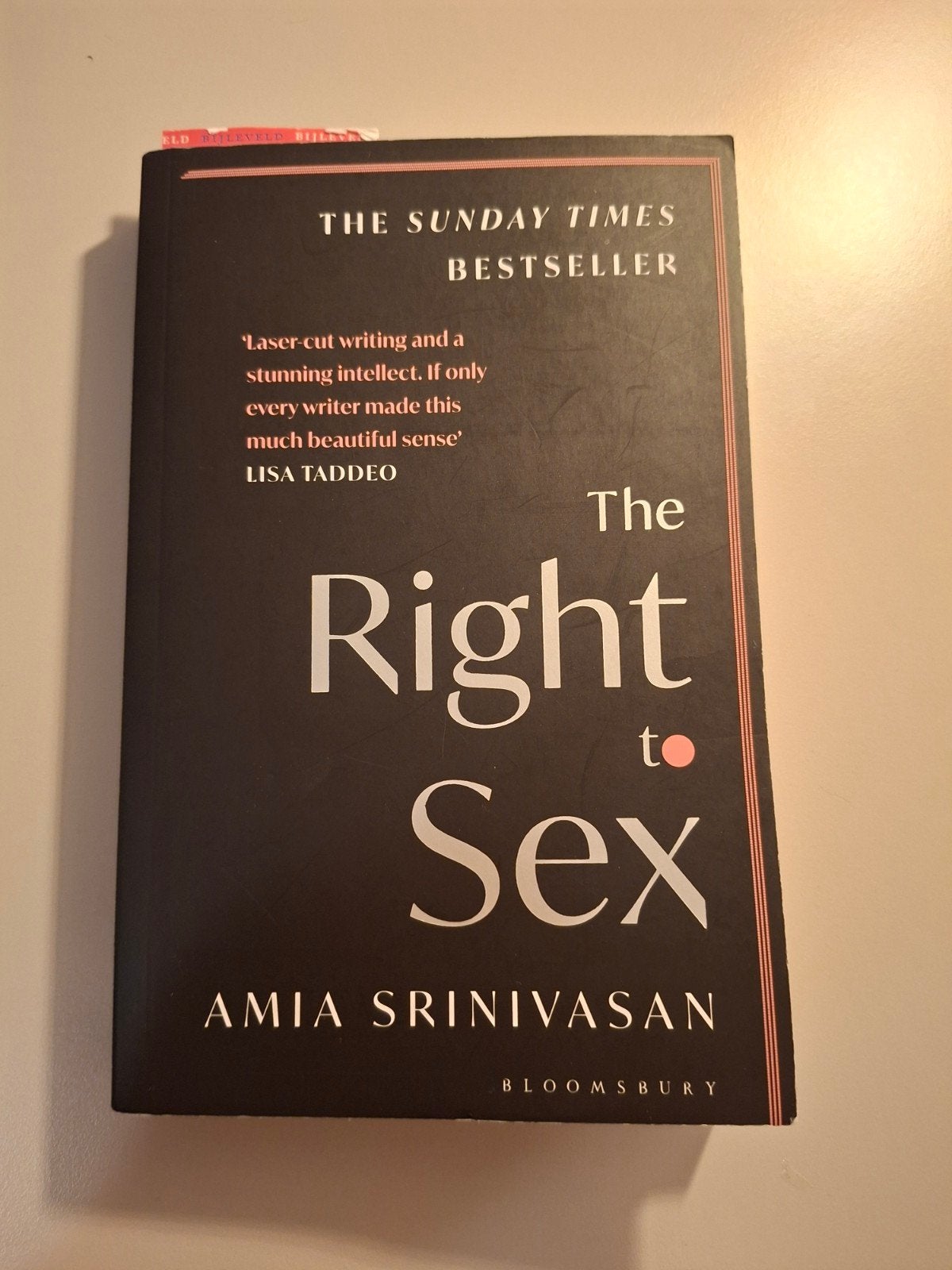 The Right to Sex - Amia Srinivasan (Engels), Ophalen of Verzenden, Zo goed als nieuw, Amia Srinivasan