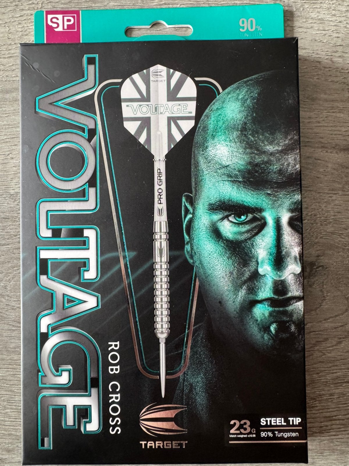 Target Rob Cross G1 Swiss Point 90% - 23g, Sport en Fitness, Ophalen, Zo goed als nieuw, Pijlen