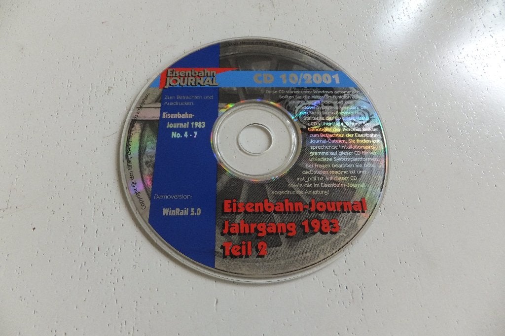 Eisenbahn Journal EJ tijdschrift jaar 1983 CD-ROM spoorwegen, Hobby en Vrije tijd, Overige merken, Gelijkstroom of Wisselstroom