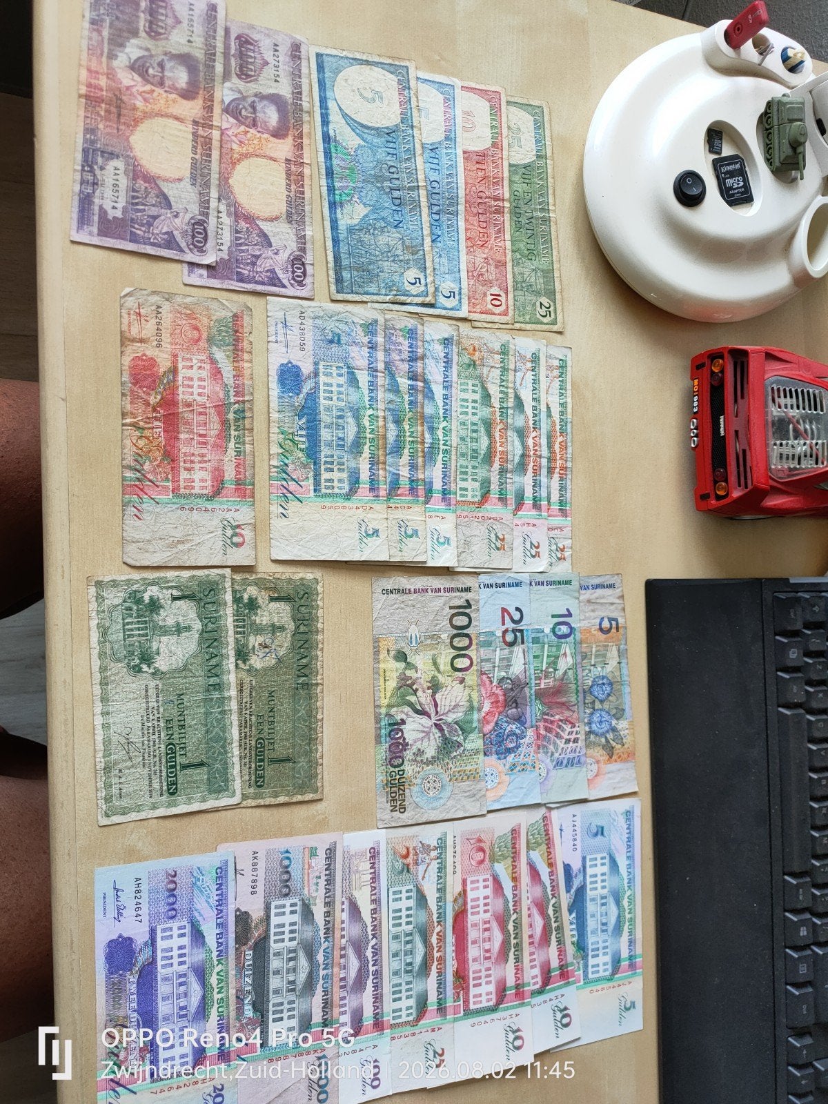 bankbiljetten Suriname, Verzenden, Zuid-Amerika